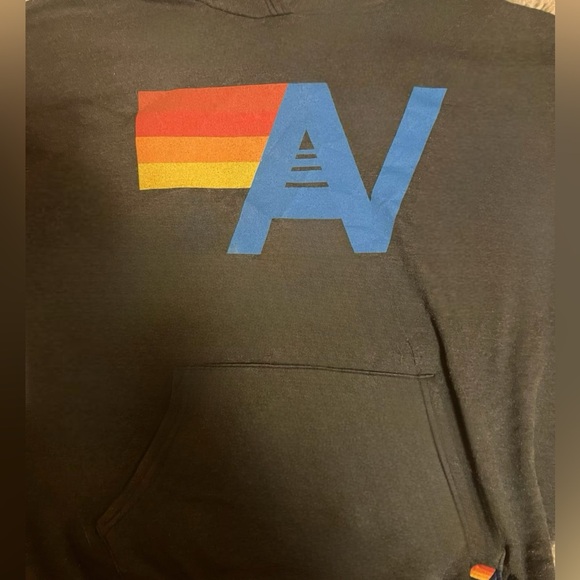 Aviator Nation Logo Pullover Relaxed Hoodie - Picture 4 of 4